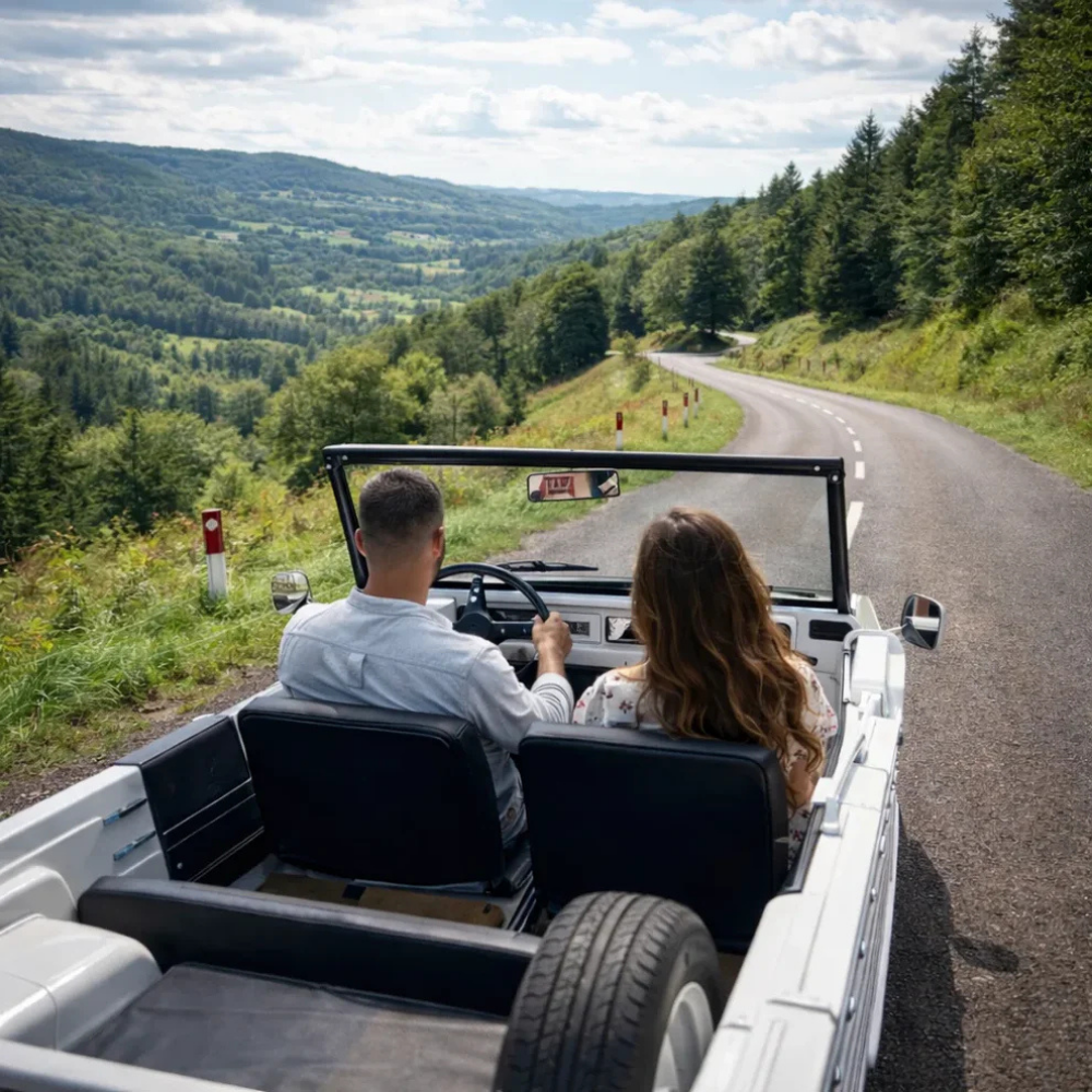 Coffret Cadeau Séjour LUXE au Choix & Méhari • Jacuzzi® Privatif