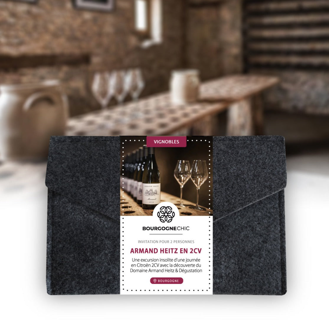 Coffret Location 2CV • Escapade Libre & Dégustation d'exception au Domaine Armand Heitz